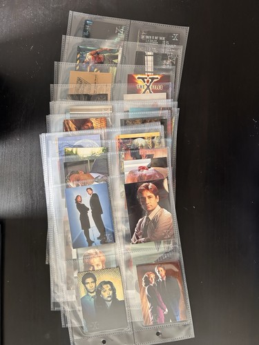 Topps trading cards files - topps, x-files