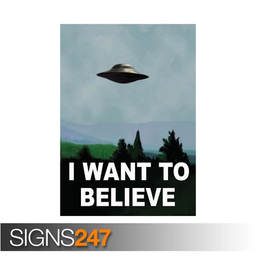 Want believe poster - i,
